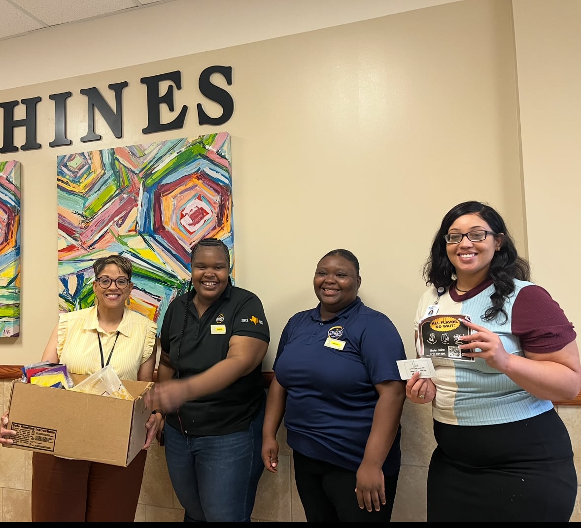 Ampler Chicken team giving back